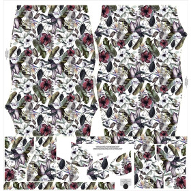 DRESS "CARMEN" - PARADISE FLOWERS - sewing set