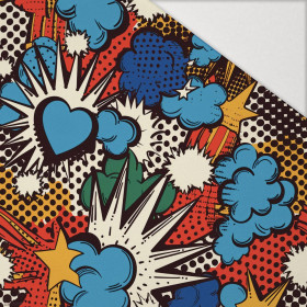 RETRO COMICS PAT.3 - Hydrophobic brushed knit