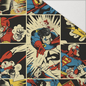 RETRO COMICS PAT.5 - Hydrophobic brushed knit
