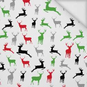 RED-GREEN DEERS - looped knit 