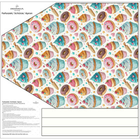 APRON - SWEETS pat.13 - sewing set