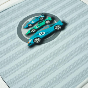 FAST WHEELS / blue - panel single jersey TE210