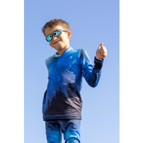 THERMO KIDS BLOUSE (BILLIE) - FORREST OMBRE (WINTER IN THE MOUNTAIN) - sewing set