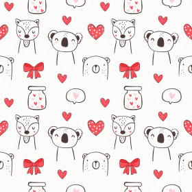 VALENTINE'S DAY 18 - Viscose jersey