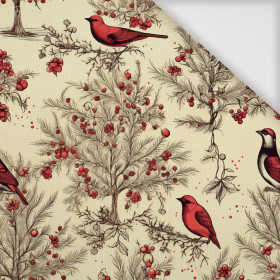 Vintage Christmas wz.10 - Woven Fabric for tablecloths