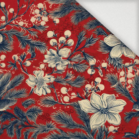 Vintage Christmas wz.15 - Woven Fabric for tablecloths