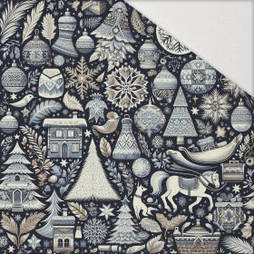 Vintage Christmas wz.25 - Hydrophobic brushed knit