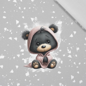 WINTER ANIMALS wz.12 - panel (60cm x 50cm)  Cotton woven fabric