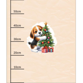 WINTER ANIMALS wz.15 - panel (60cm x 50cm) Waterproof woven fabric