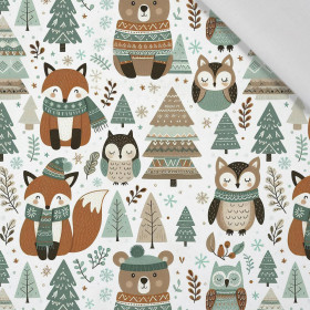 WINTER ANIMALS WZ.1 - Cotton woven fabric