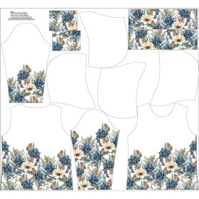 CLASSIC WOMEN’S HOODIE (POLA) - WINTER FLOWERS WZ.10 - sewing set