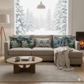 WINTER FOREST VZ.6 - looped knit fabric