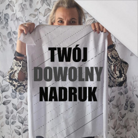 CRAZY LITTLE DOG - panel (75cm x 80cm) SINGLE JERSEY PANEL