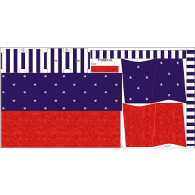 XL bag with in-bag pouch 2 in 1 - SMALL SHIPS - sewing set