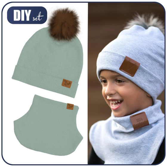 MODERN MINT - Cap and loop creative sewing set