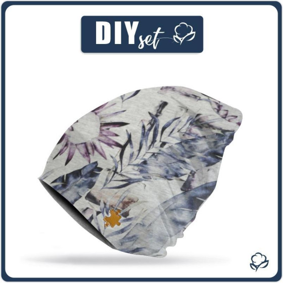 HIP BAG - FLOWER BOUQUET  pat. 4 (gold) / Choice of sizes