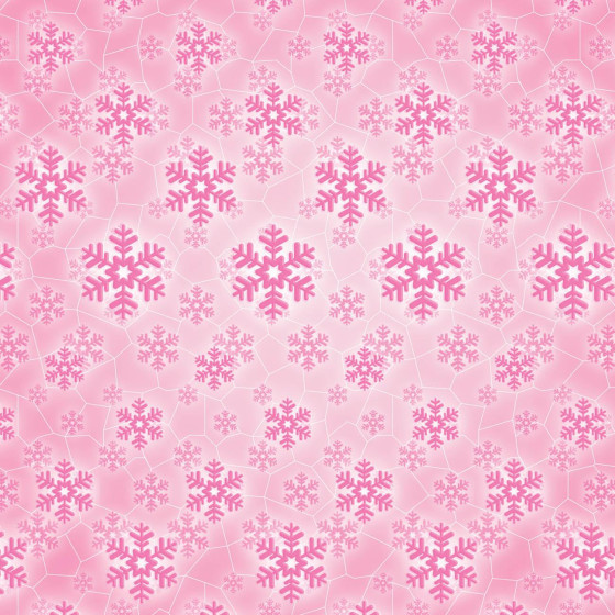 PINK SNOWFLAKES (PENGUINS)