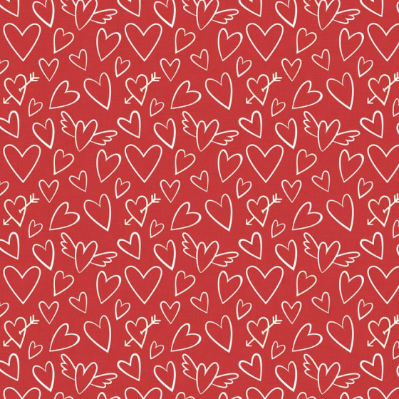 WINGED HEARTS / red (VALENTINE'S MIX)