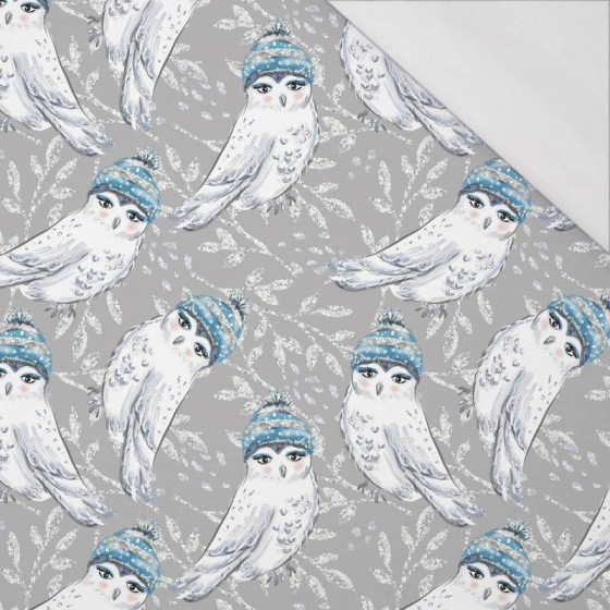 IOWLS IN HATS (ENCHANTED WINTER) - single jersey with elastane 