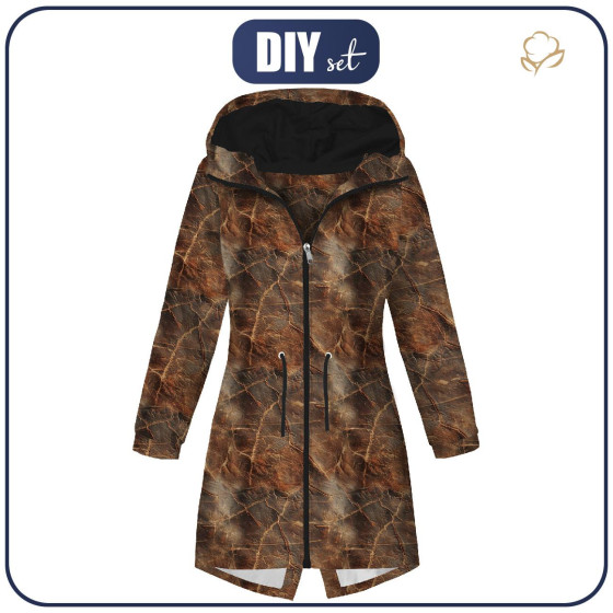 WOMEN'S PARKA (ANNA) -  LEATHER PATTERN WZ.6 - softshell