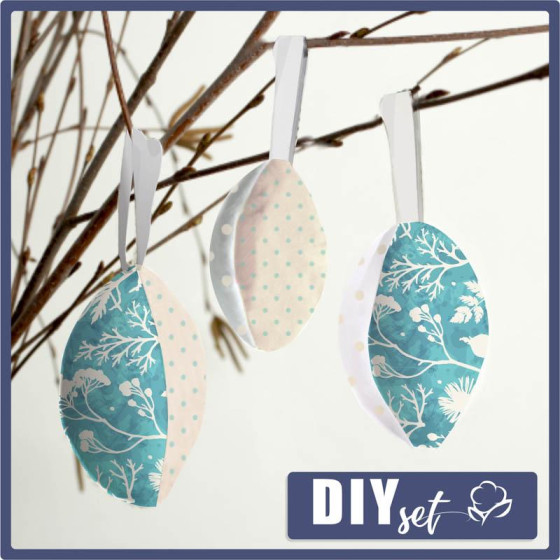 7 EASTER EGGS SEWING SET - VANILLE FARNE