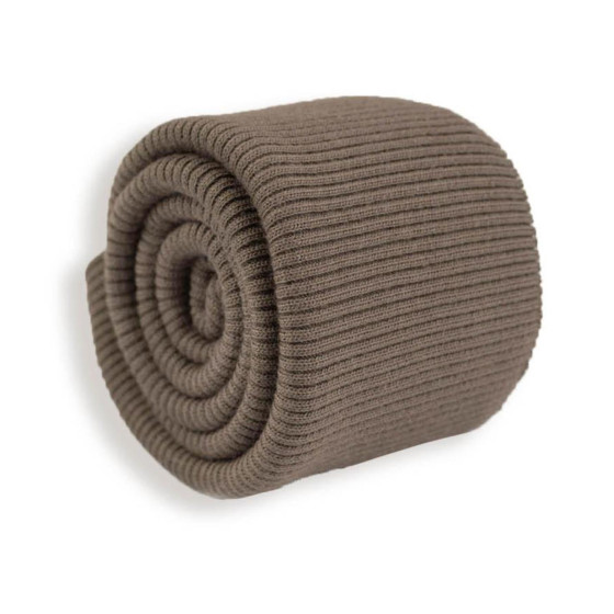 D-56 BROWN - elastic sweat in convex stripes SD