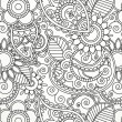 MEHNDI BLACK / white - Viscose jersey WE210