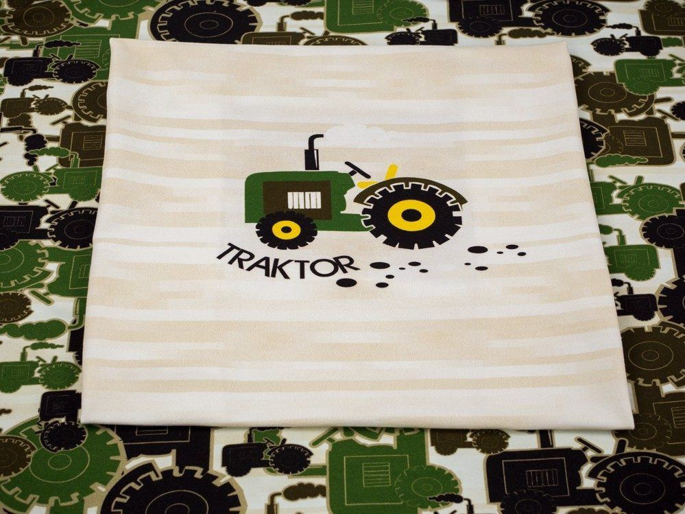 PANEL TRAKTOR ZELENÝ - single úplet TE210