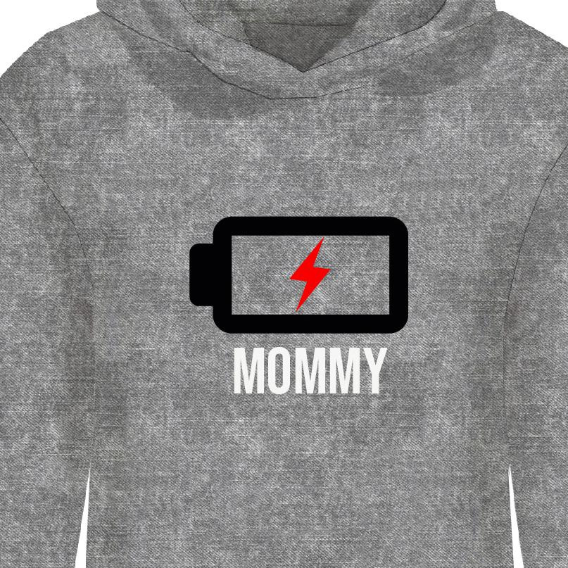 DÁMSKA MIKINA (POLA) CLASSIC S KAPUCÍ - BATERIE -  teplákovina