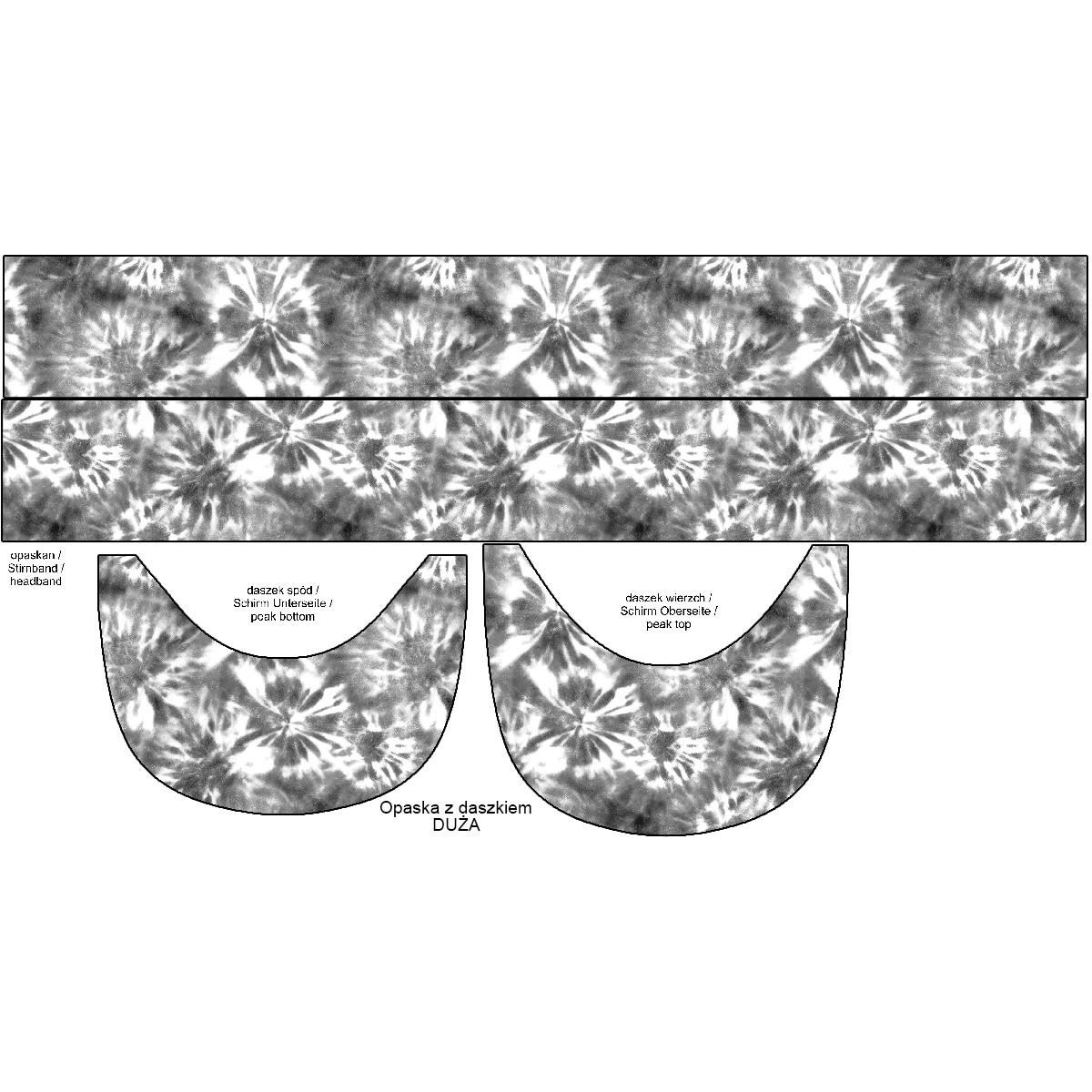 Čelenka s kšiltem - BATIKA vz. 1 / šedý