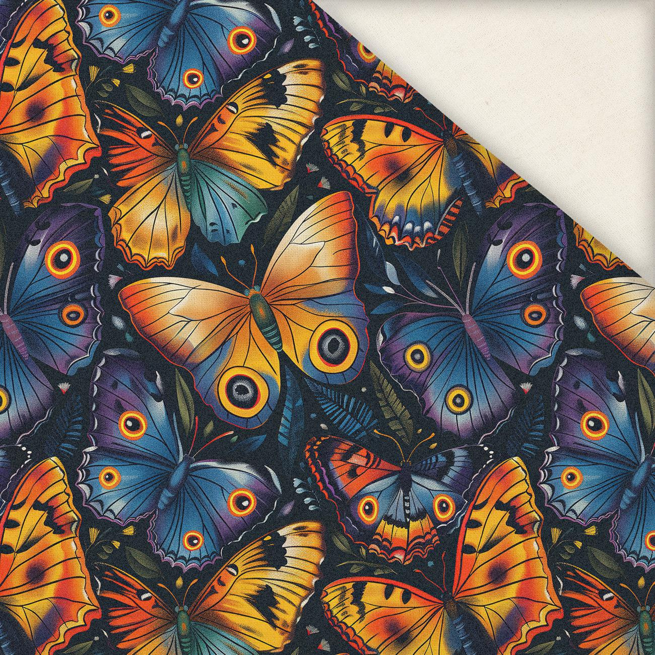 Butterfly & Flowers wz.7- Slub Weave