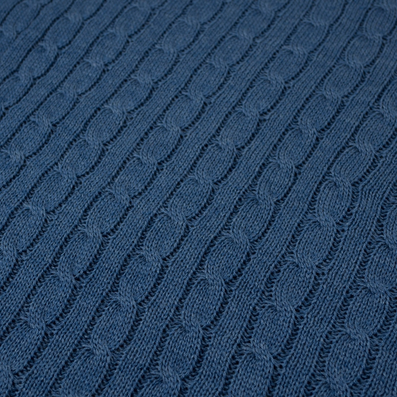 DEKA (HUSTÉ COPÁNKY) / jeans S - tenký panel pletený