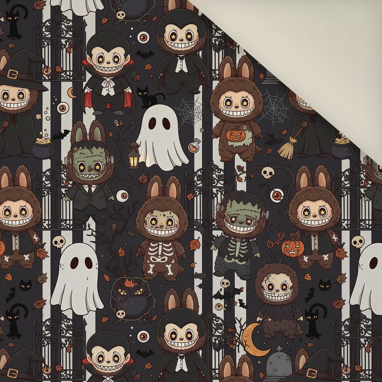 Creepy Cute Halloween WZ.1- Potahový velur 