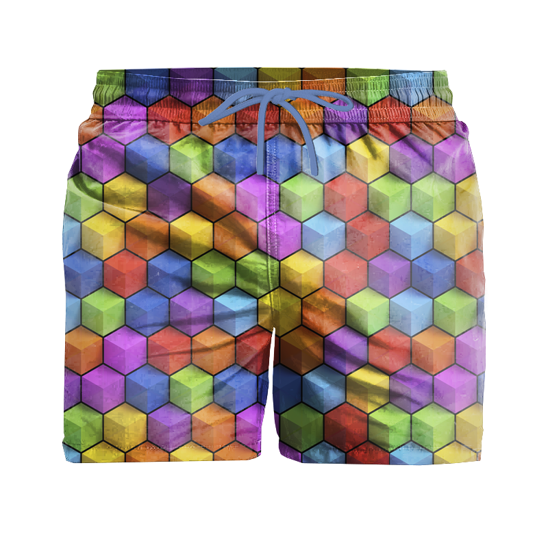 Pánské koupací šortky  - CUBE