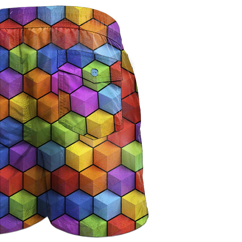 Pánské koupací šortky  - CUBE