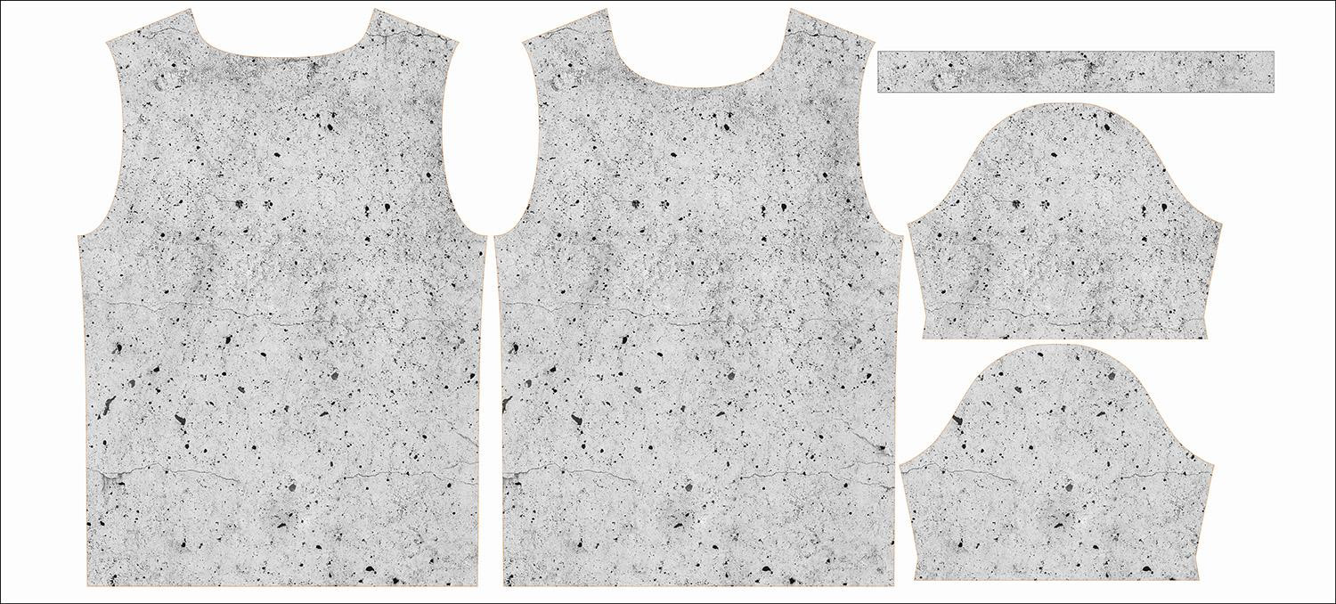 PÁNSKÉ TRIČKO - BETON - single jersey