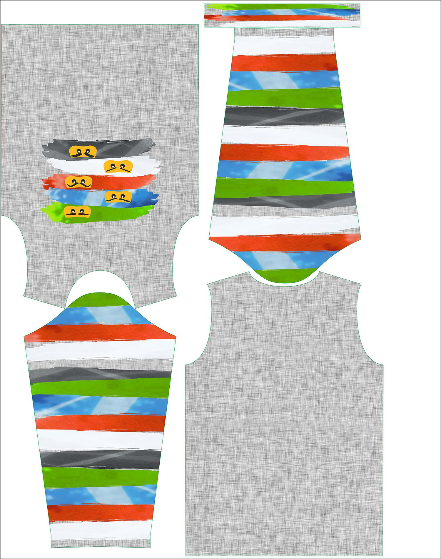 LONGSLEEVE - NINJA TÝM - single jersey