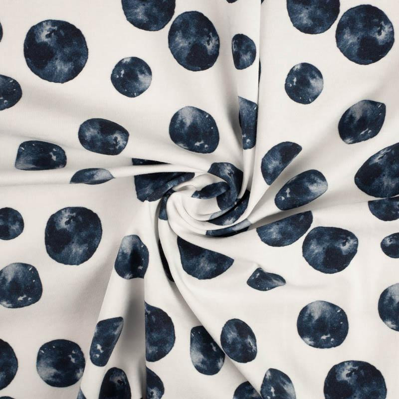 MINI PLANETY (GALAKTICKÁ ZVÍŘATA)  - organický úplet single jersey s elastanem 