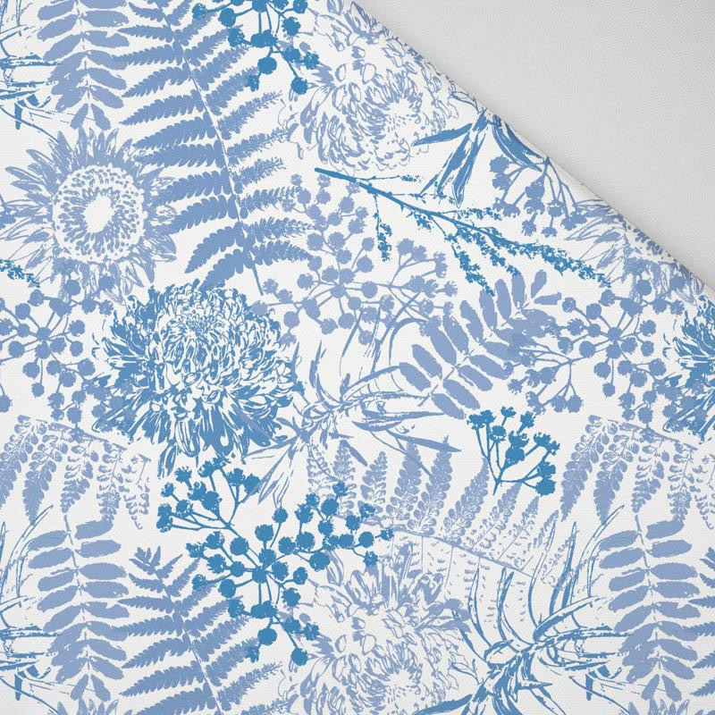 MODRÉ KAPRADÍ (CLASSIC BLUE) - tkanina HOME DECOR PREMIUM