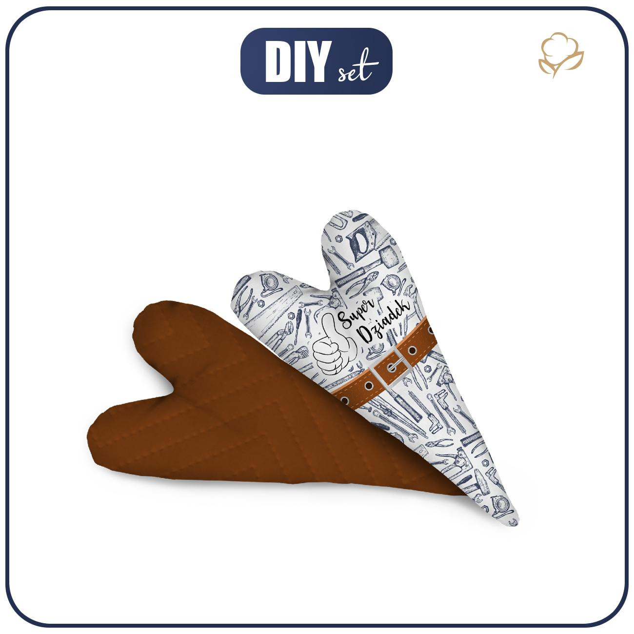 DEKORATIVNÍ SRDÍČKA - SUPER DZIADEK / NÁSTROJE