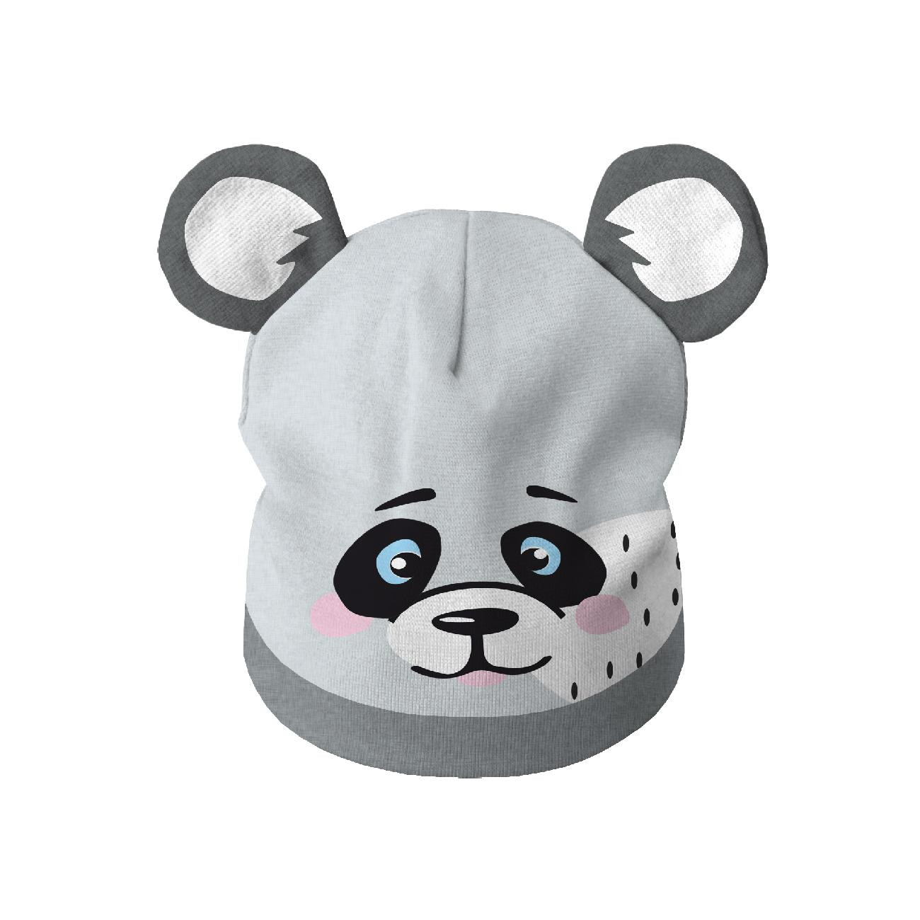 DĚTSKÁ ČEPICE A ŠATKA (TEDDY) - PANDA AMELKA - Sada šití