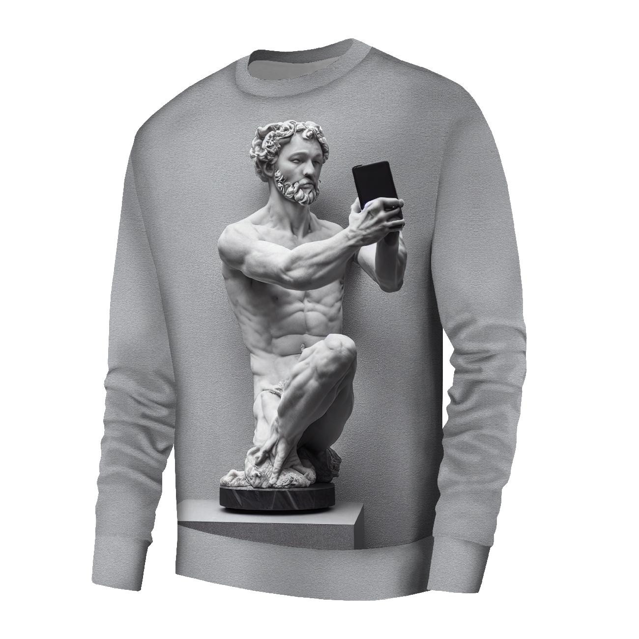 PÁNSKÁ MIKINA (OREGON) BASIC - SCULPTURE'S SELFIE - Sada šití