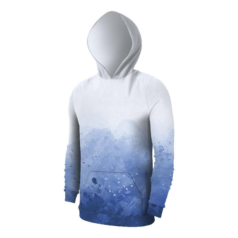 PÁNSKÁ MIKINA S KAPUCÍ (COLORADO) - SKVRNY (classic blue) - SADA ŠITÍ