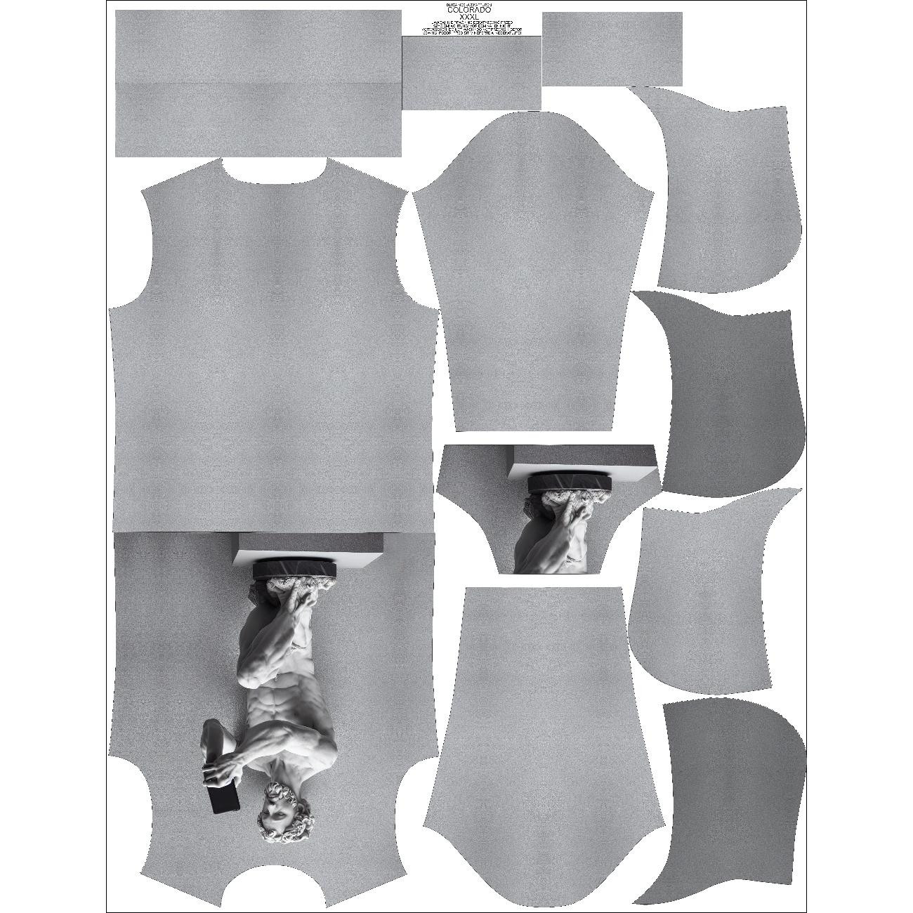 PÁNSKÁ MIKINA S KAPUCÍ (COLORADO) - SCULPTURE'S SELFIE - Sada šití