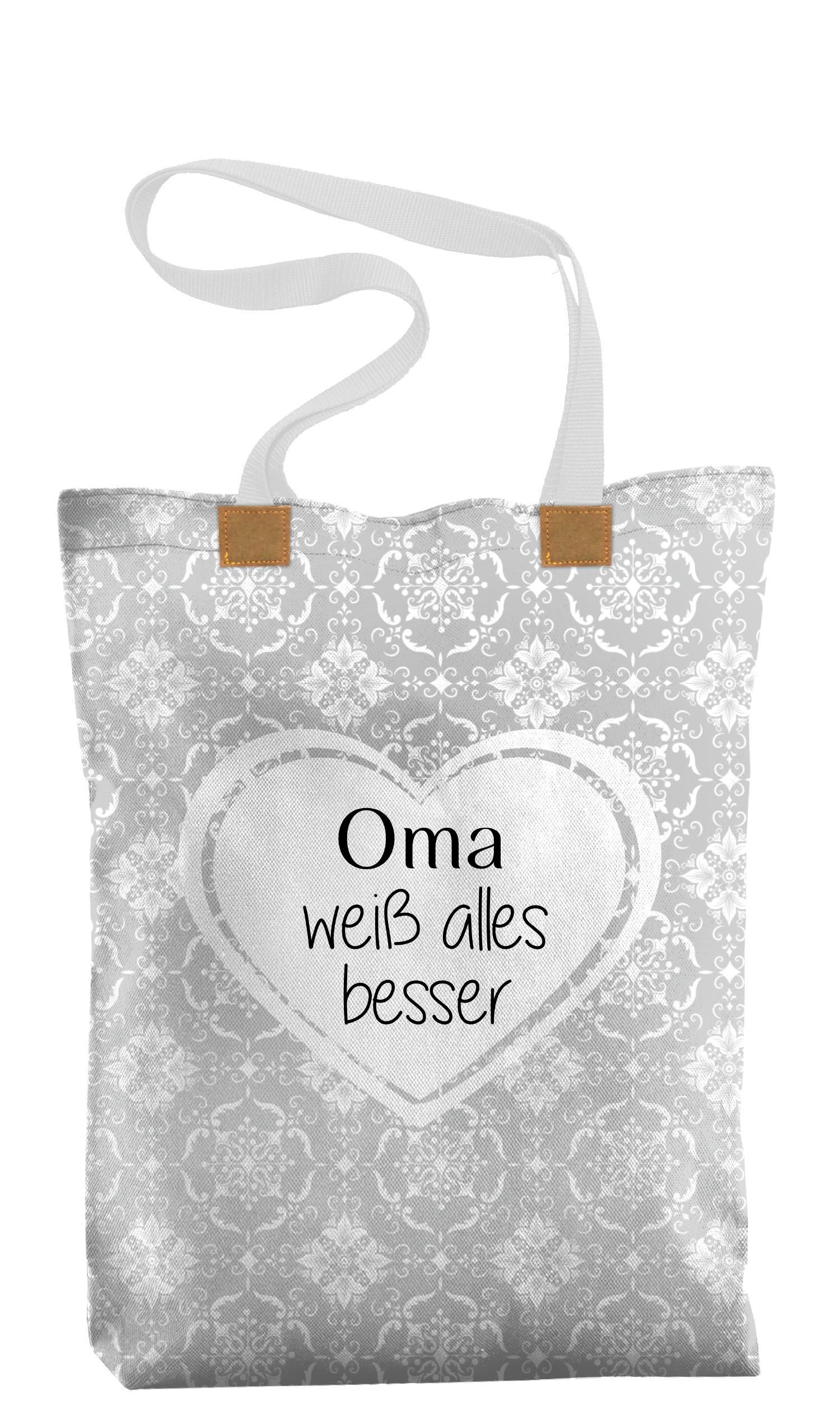 SHOPPER KABELKA - OMA WEISS ALLES BESSER - Sada šití