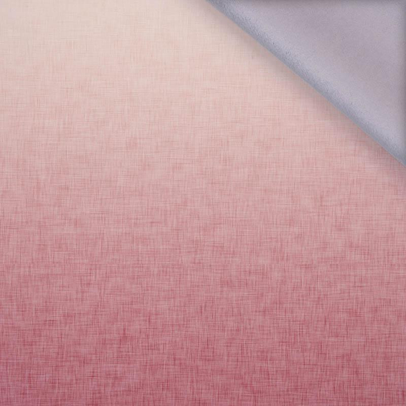 OMBRE / ACID WASH -  fuchsie (světlo růžový) - panel, softshell