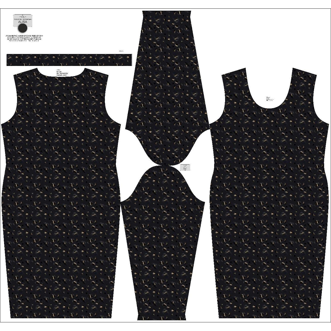 Tužkové šaty (ALISA) - PANTER vz. 3 - Sada šití