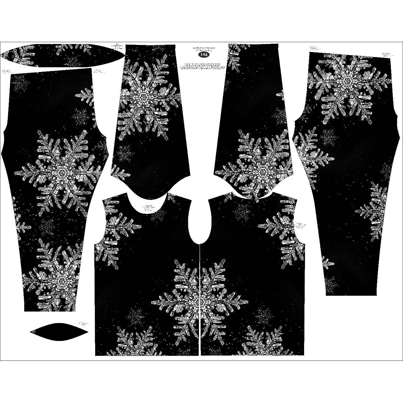 Thermo chlapecká sada (LUCAS) - CHALKY SNOWFLAKE - Sada šití