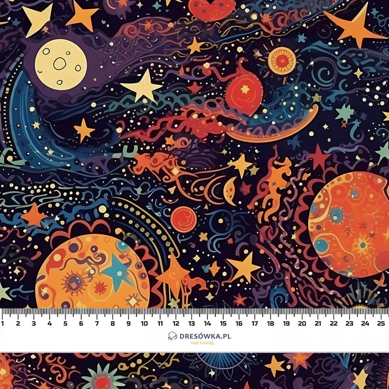 COSMIC GALAXY VZ. 1 - lehký, česaný úplet