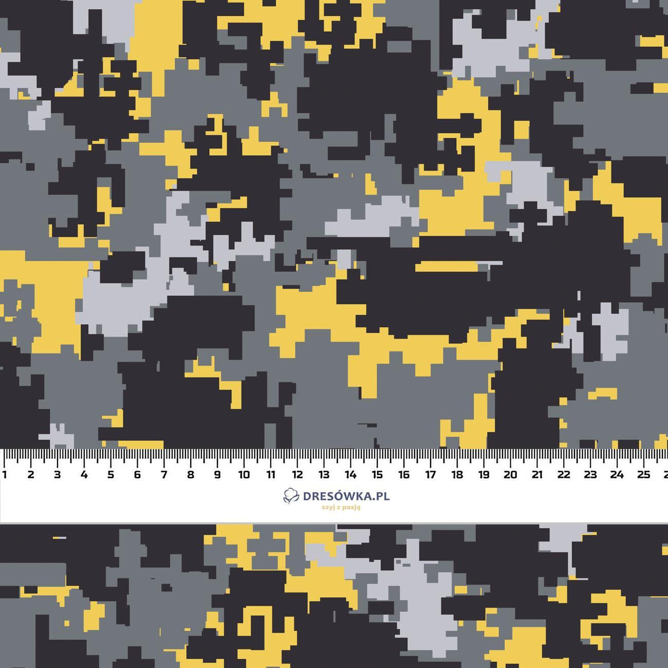 MORO PIXELY - Hydrofobní česaná teplákovina